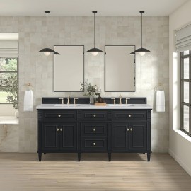Lorelai 72" Double (Vanity Only Pricing) in Black Onyx